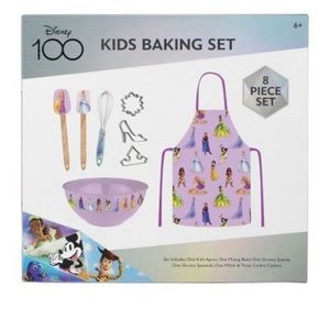 Disney 100th Anniversary Kids 8 Piece Baking Set